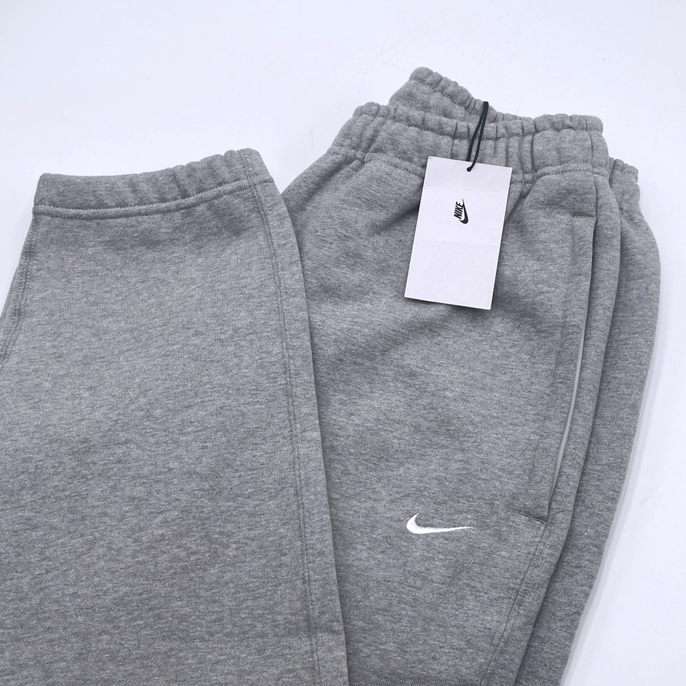 Nike Mens Sportswear Fleece Jogger Pants Grey CW5460-063 Size S Comfy Stretch